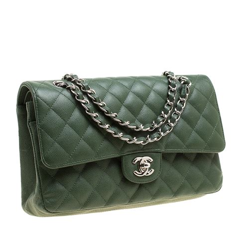 chanel green bag|chanel bags green color.